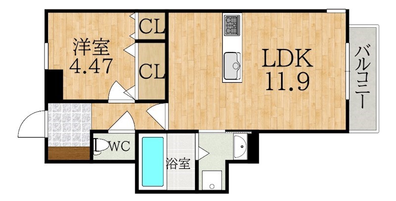 CHARMELUCE（シャルムルーチェ） 間取り