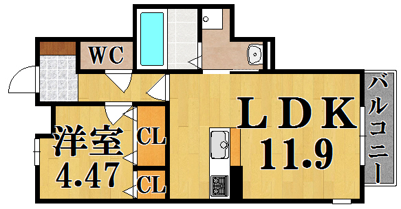 CHARMELUCE（シャルムルーチェ） 間取り