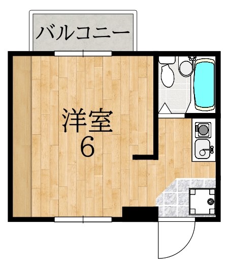 プレステ赤膚マンション 301号室 間取り