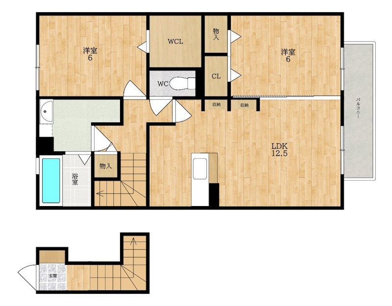 シャルム郡山 間取り