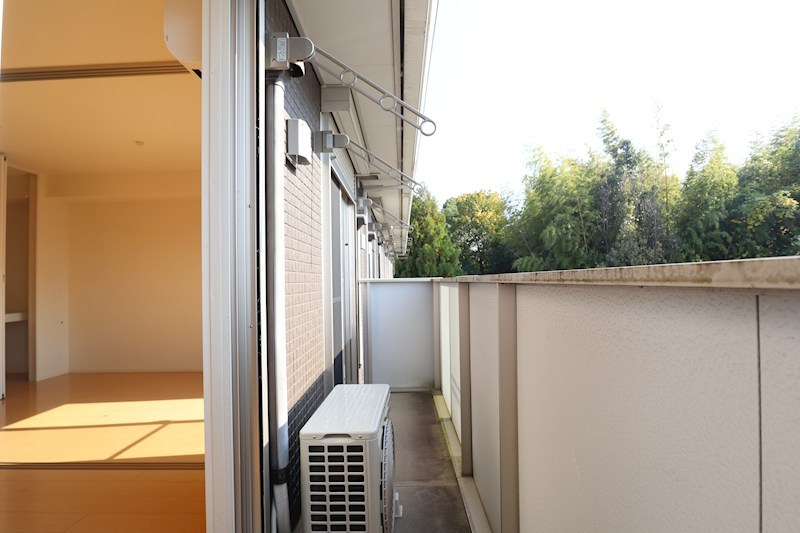シャルム郡山 ベランダ