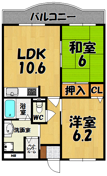 センチュリーアスカⅦ（7） 間取り図