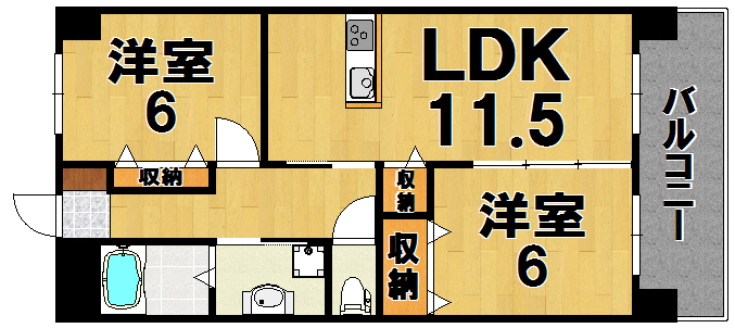 センチュリーアスカⅡ（2） 間取り