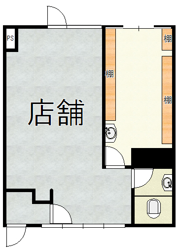 小泉サンハイツ　店舗 間取り図