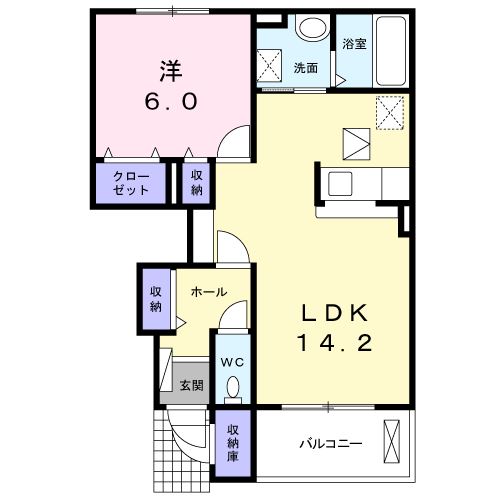 シルエーラ・シスＢ 間取り図