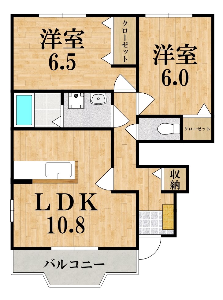 エアリースクエアＡ 間取り図