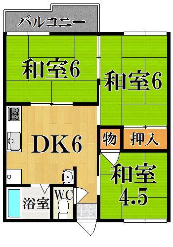 ドミール冨 間取り図