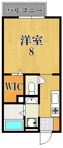 リュミエールみあと 202号室 間取り