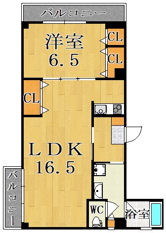 協栄ビル 804号室 間取り