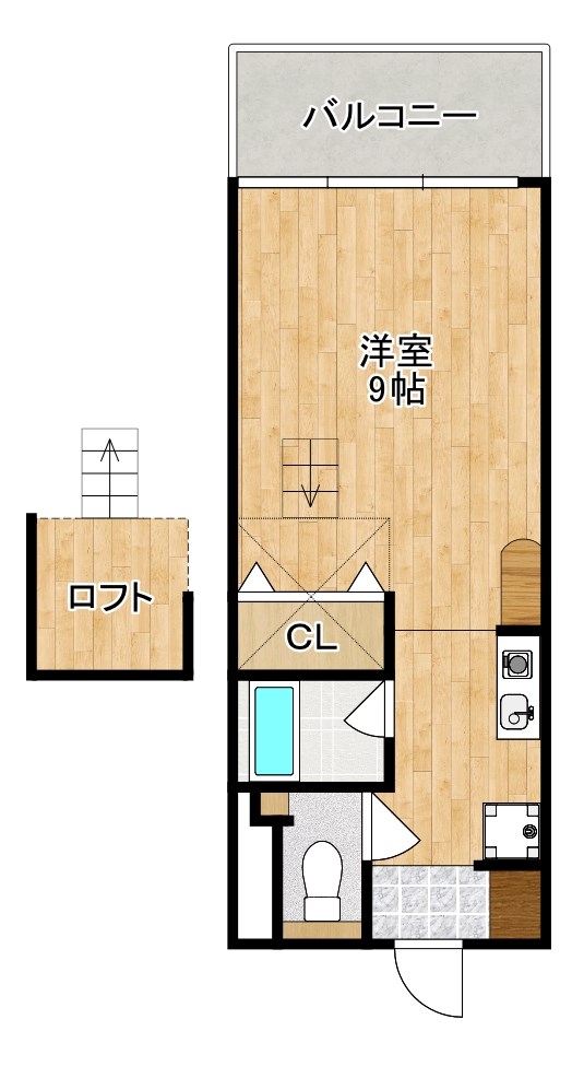 協栄ビル 602号室 間取り