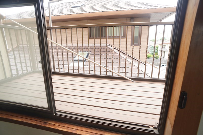 学園大和町２丁目貸家 ベランダ