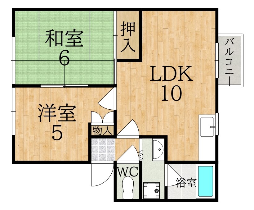 Ｃ＆Ｙ学園前 203号室 間取り