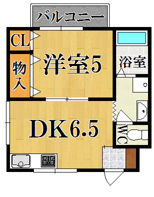北斗星７ 101号室 間取り