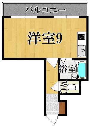 メゾン開宝１番館 1-403号室 間取り