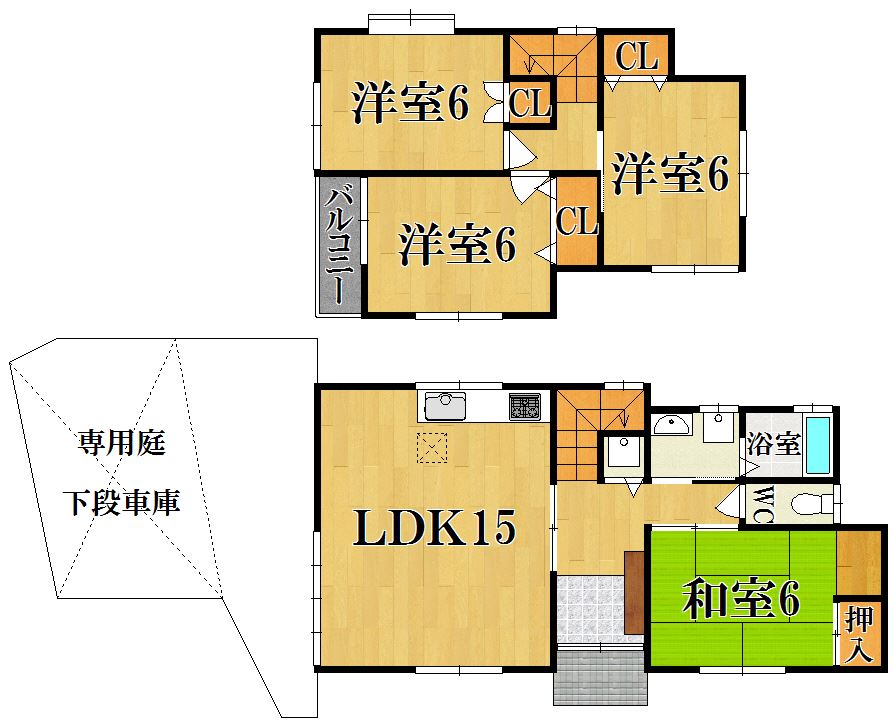 今井邸３号棟 間取り図