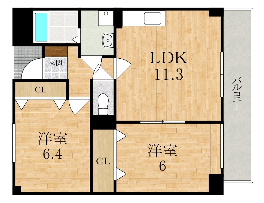 グランドール 間取り図