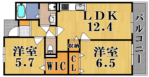 グランドール 間取り図