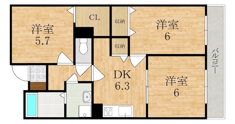グランドール 間取り図