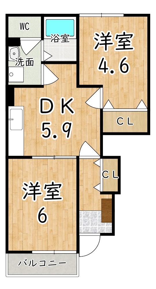 サニークアイエットⅢ 間取り図