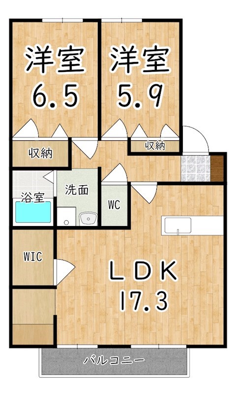 グローリータウンＢ 間取り