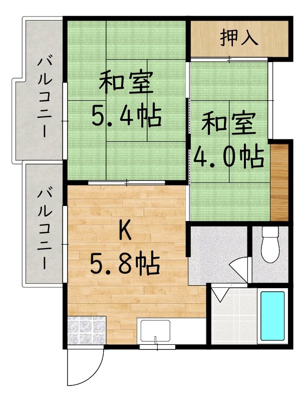 ファミールYAMAMOTO 201号室 間取り