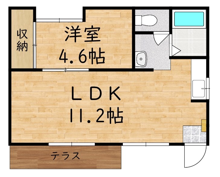ファミールYAMAMOTO 101号室 間取り
