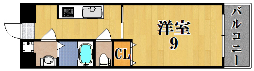 フルーア　ケイ 406号室 間取り