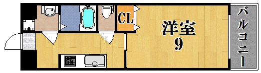フルーア　ケイ 205号室 間取り