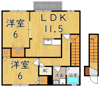 ヴェルデュール新庄 間取り