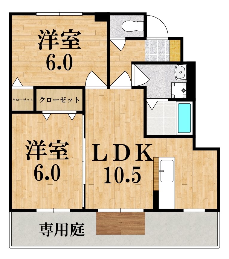 ヴェルデュール新庄 間取り図