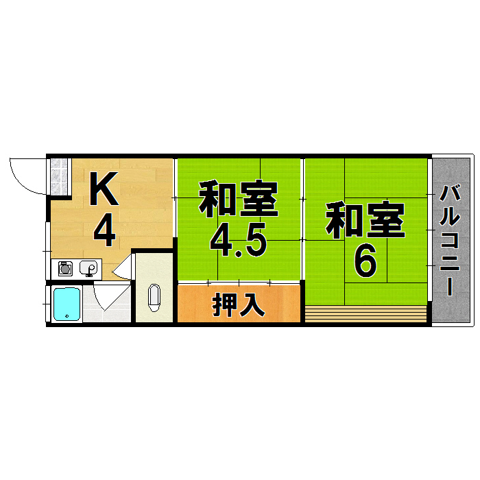 壱分マンション 間取り図