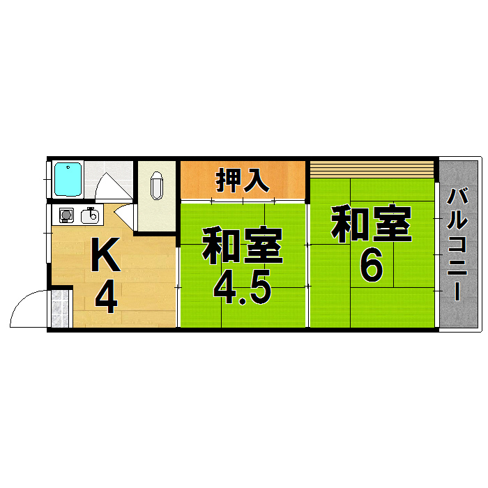 壱分マンション 間取り図