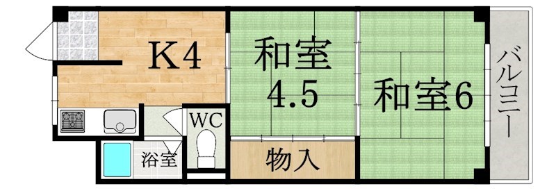 壱分マンション 間取り