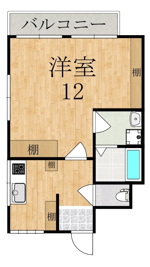 オルボス壱分 間取り図