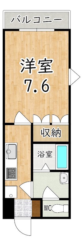 チェリーコーポ 206号室 間取り