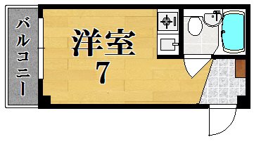 リヴェール王寺 403号室 間取り