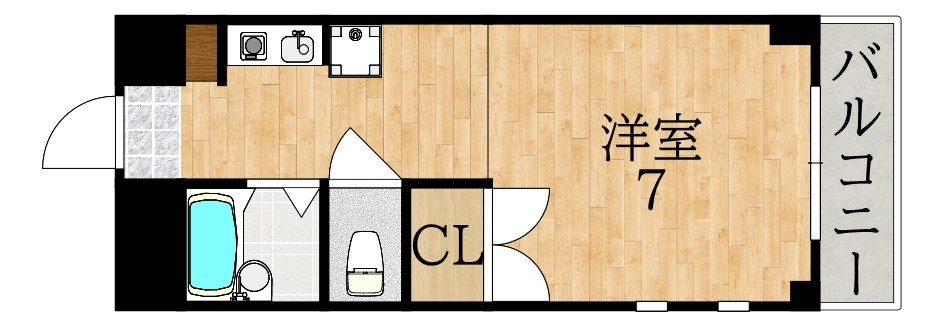 WIN LIFEあやめ池 501号室 間取り