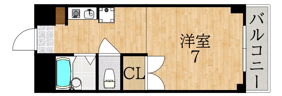 ＷＩＮ　ＬＩＦＥあやめ池 503号室 間取り