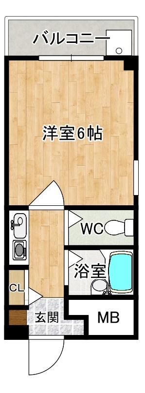 コーポ三和新大宮Ⅱ号館 310号室 間取り