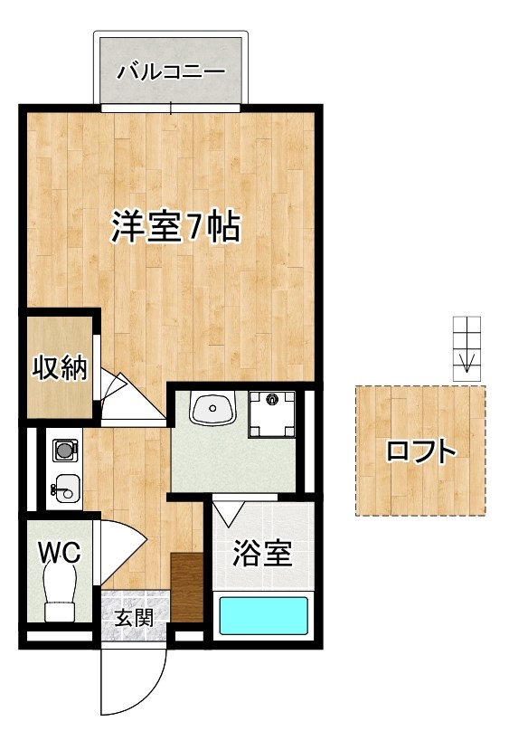 サンシャインハイツ 間取り図