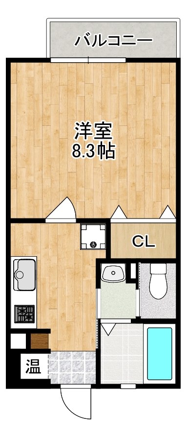 201号室 間取り