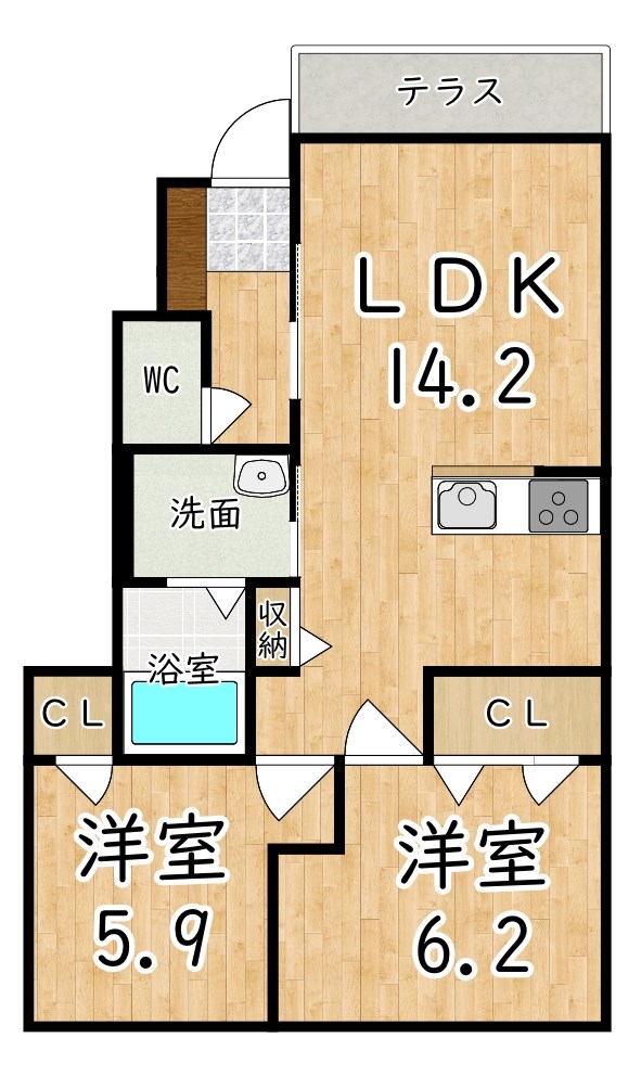 セージガーデン 間取り図