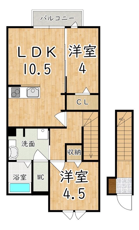 ヴィルヌーブＡ棟 間取り図