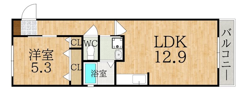 アネシスあやめ池 間取り図