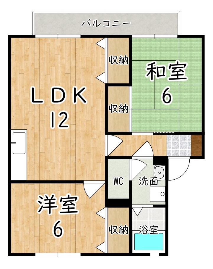 カサベルテＣ 間取り図