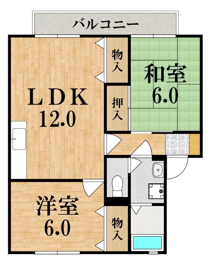 カサベルテＣ 間取り図