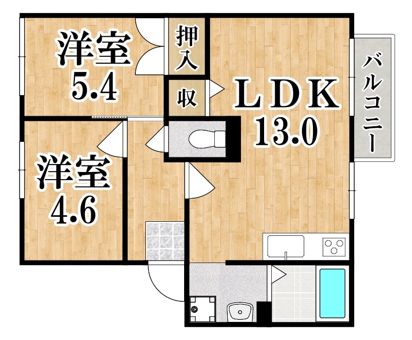 ガーデン千寿 間取り図