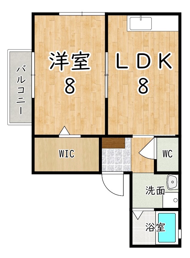 エクセレント　ステージ 201号室 間取り