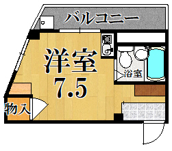 ＧＳ南生駒 301号室 間取り