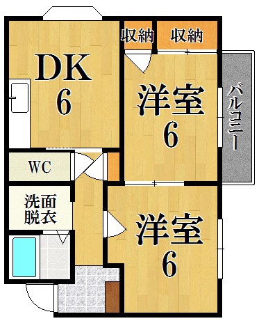 ラビドールＡ 間取り図